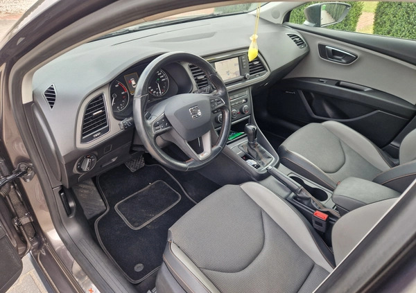 Seat Leon cena 55900 przebieg: 123309, rok produkcji 2015 z Grodzisk Wielkopolski małe 121
